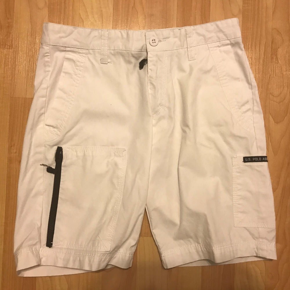 U.S. Polo White Shorts